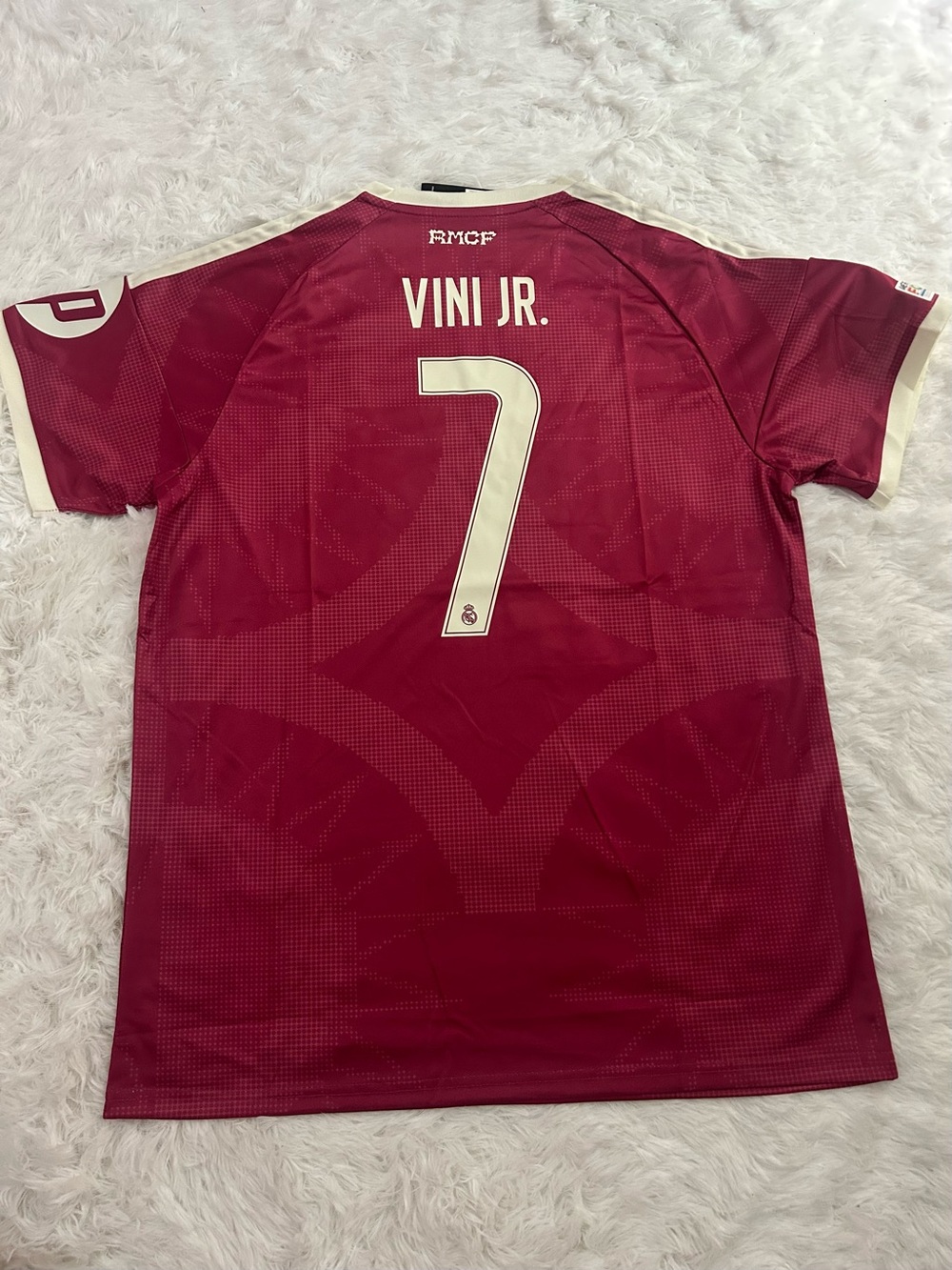 adidas Men's Football Jersey - Maroon and Cream